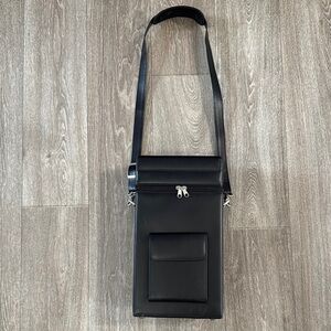 Royce New York leather double wine carrying case, as is